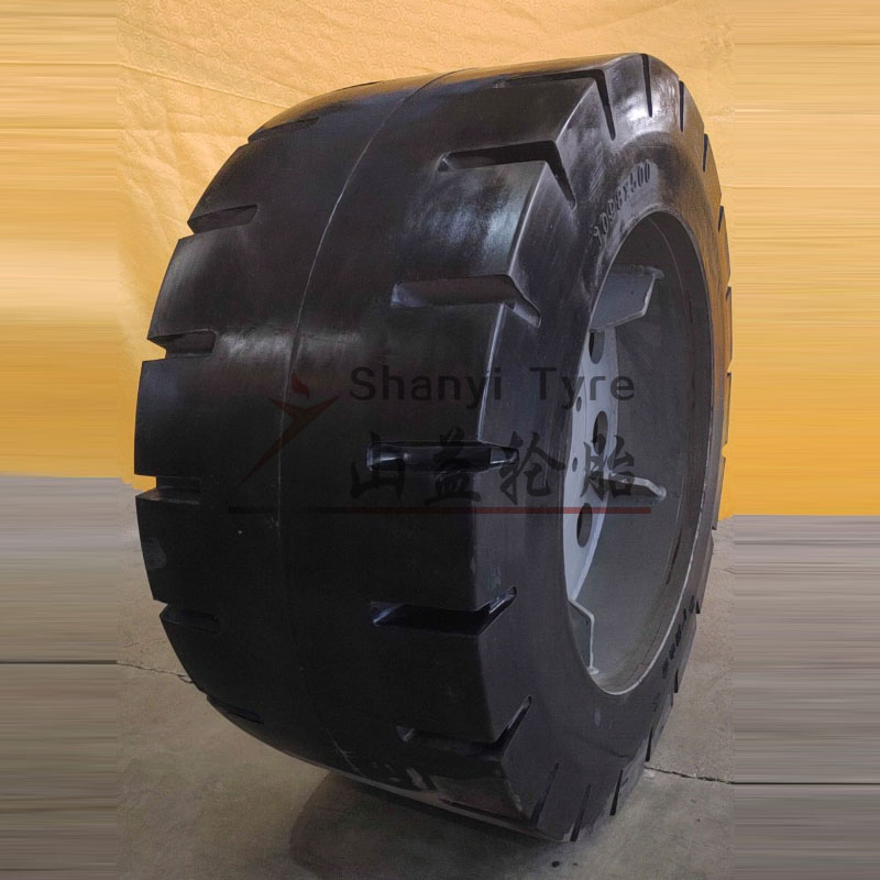 Terminal Trailer Adhesive-Bonded Solid Tyre